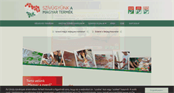 Desktop Screenshot of amagyartermek.hu
